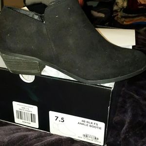 Torrid, size 7.5 wide width ankle booties.